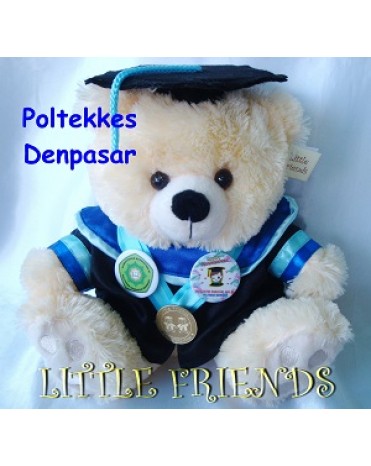Boneka Wisuda Politeknik Kesehatan Denpasar (30 cm)